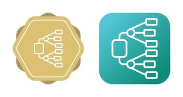 Network Diagram Vector Icon
