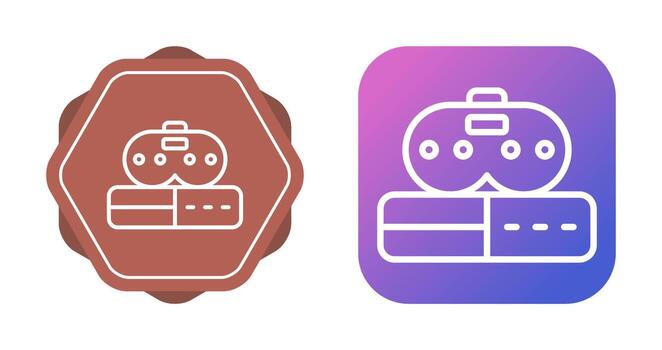Gaming Console Controller Vector Icon