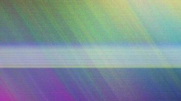 a rainbow colored background with a white stripe video