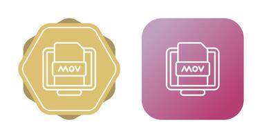 Mov File Vector Icon