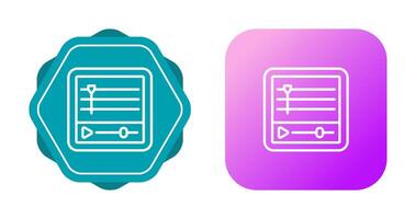 Timeline Vector Icon