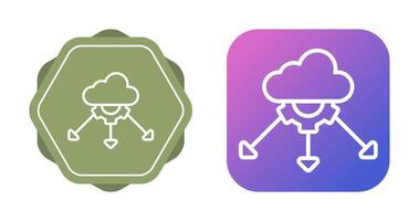 Network Load Balancing Vector Icon