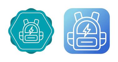 Smart Backpack Vector Icon