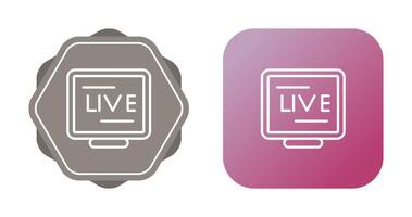 Live Stream Vector Icon