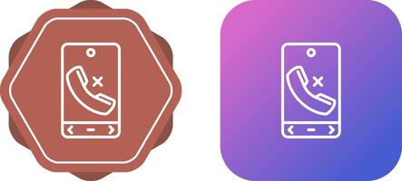 Missed Call Vector Icon