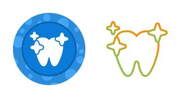 icono de vector de dientes