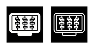 icono de vector de línea de tiempo