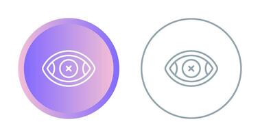 Eye Crossed Vector Icon