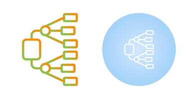 Network Diagram Vector Icon