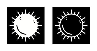 icono de vector de sol