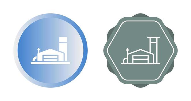 icono de vector de fábrica