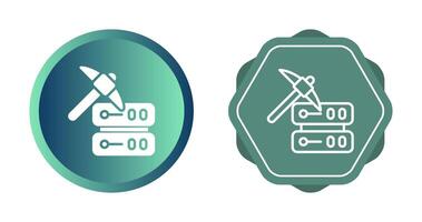 Data Mining Vector Icon