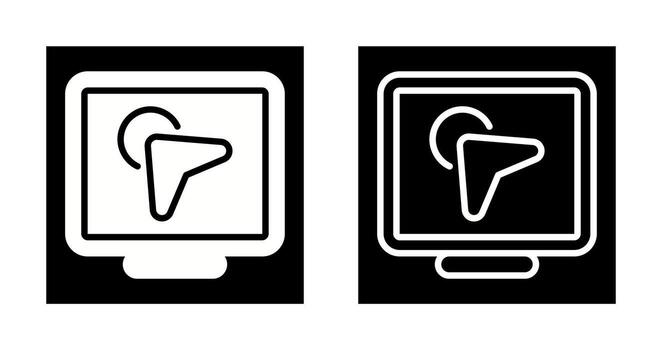 selección vector icono