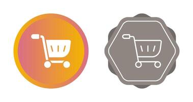 icono de vector de carrito de compras