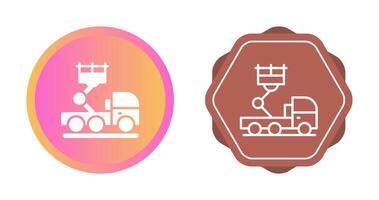 Ladder Truck Vector Icon