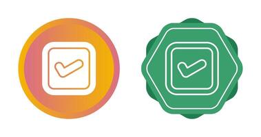 Checkbox Vector Icon