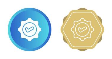 Badge Check Vector Icon