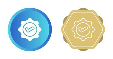 Badge Check Vector Icon