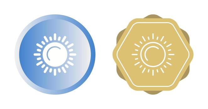 icono de vector de sol