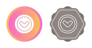 Angle Down Vector Icon