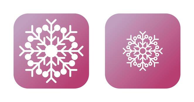 icono de vector de copo de nieve
