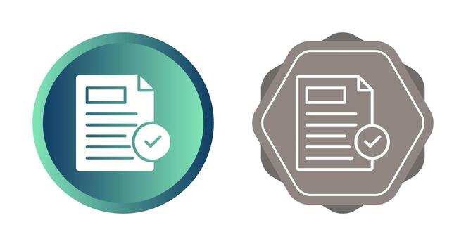 Acceptance Vector Icon