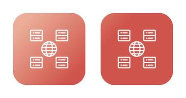 Content Delivery Network Vector Icon