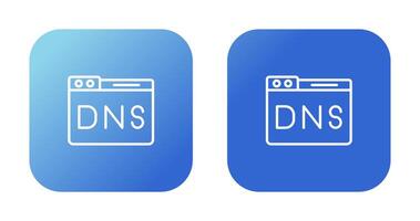 Domain DNS Management Vector Icon