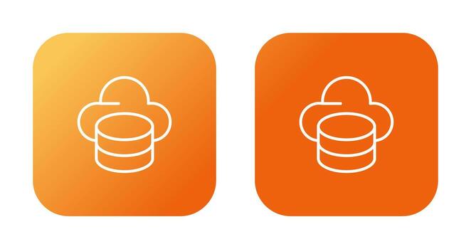 MySQL Hosting Vector Icon