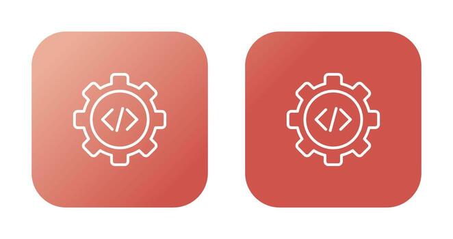 icono de vector de codificación