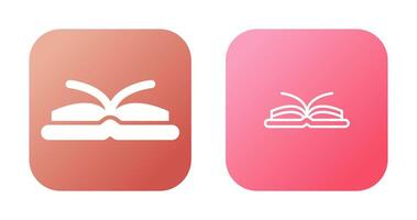 Open Book Vector Icon