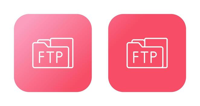 FTP Access Vector Icon