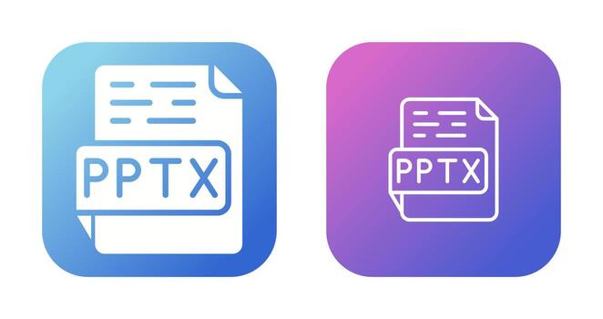 PPTX Vector Icon