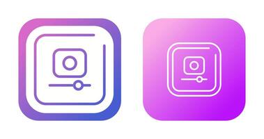 Video Record Square Vector Icon