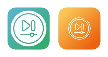 Video Next Track Button Vector Icon
