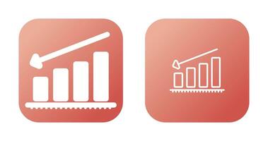 Chart Decreasing Vector Icon