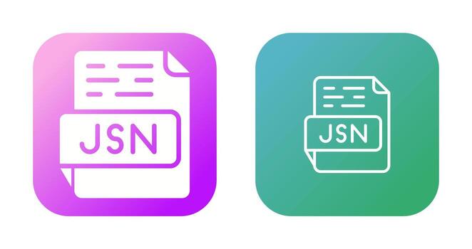 JSON Vector Icon