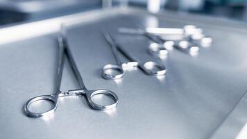 Medical background. surgery Instruments. health care photo