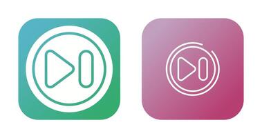 Next Track Button Vector Icon