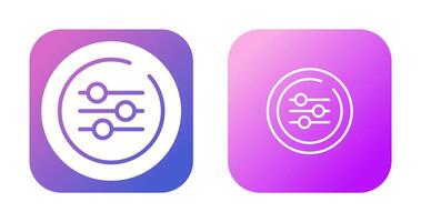 Equalizer Circle Vector Icon
