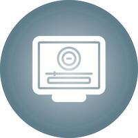Desktop Computer Vector Icon