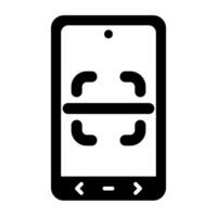Qr Code Scanning Vector Icon