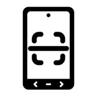 Qr Code Scanning Vector Icon