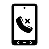 Missed Call Vector Icon