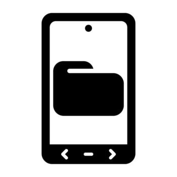 icono de vector de carpeta