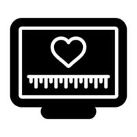 Desktop Computer Vector Icon