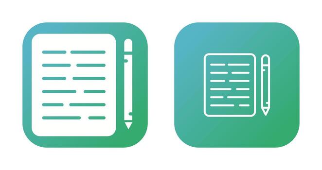 documento edición vector icono