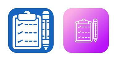 Writing pad Vector Icon