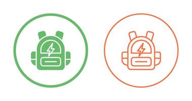 Smart Backpack Vector Icon