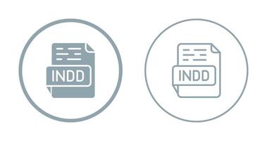 INDD Vector Icon